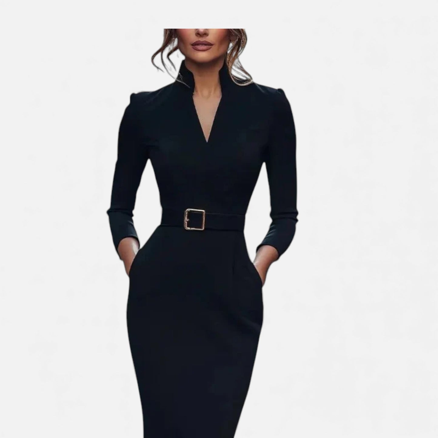 Eston House | Women’s Heritage Belted Sheath Midi Dress