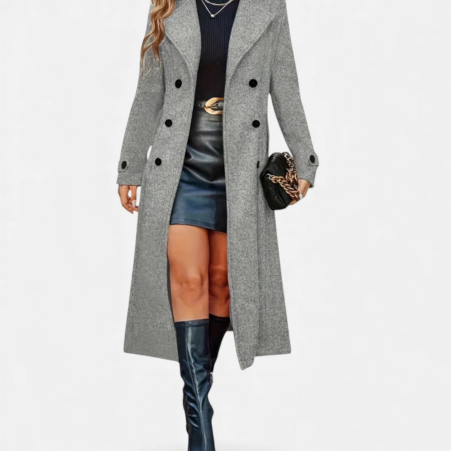 Eston House | Women’s Heritage Long Buttoned Coat
