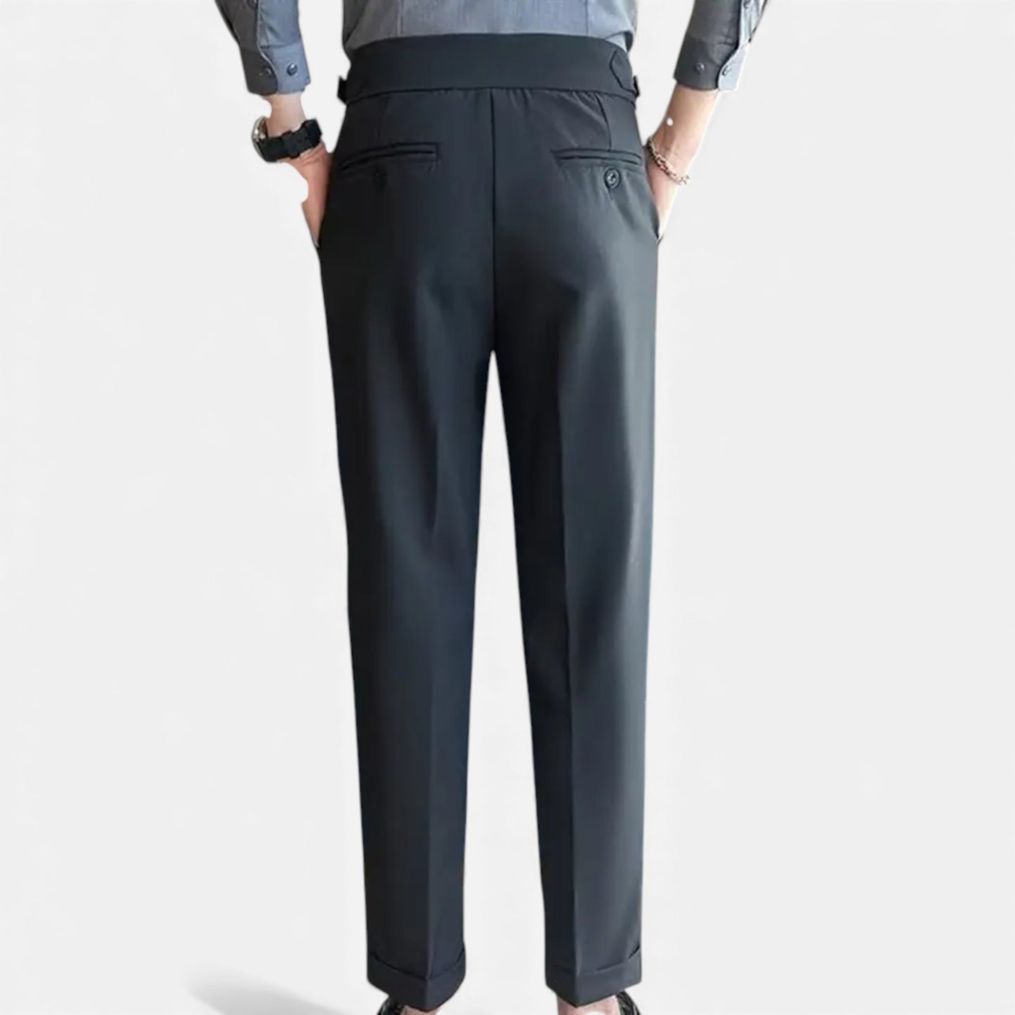 Eston House | Men’s High-Waist Heritage Dress Trousers