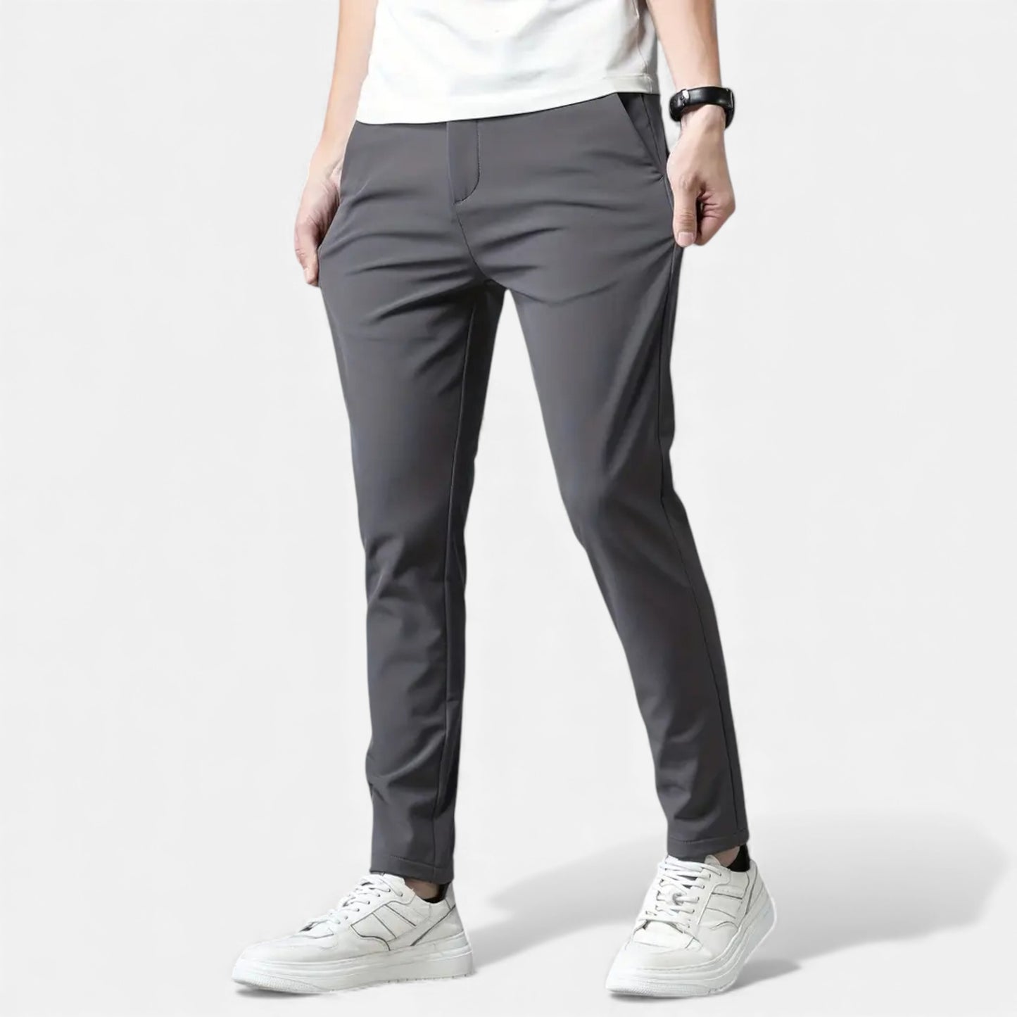 Eston House | Men’s Slim-Fit Stretch Trousers