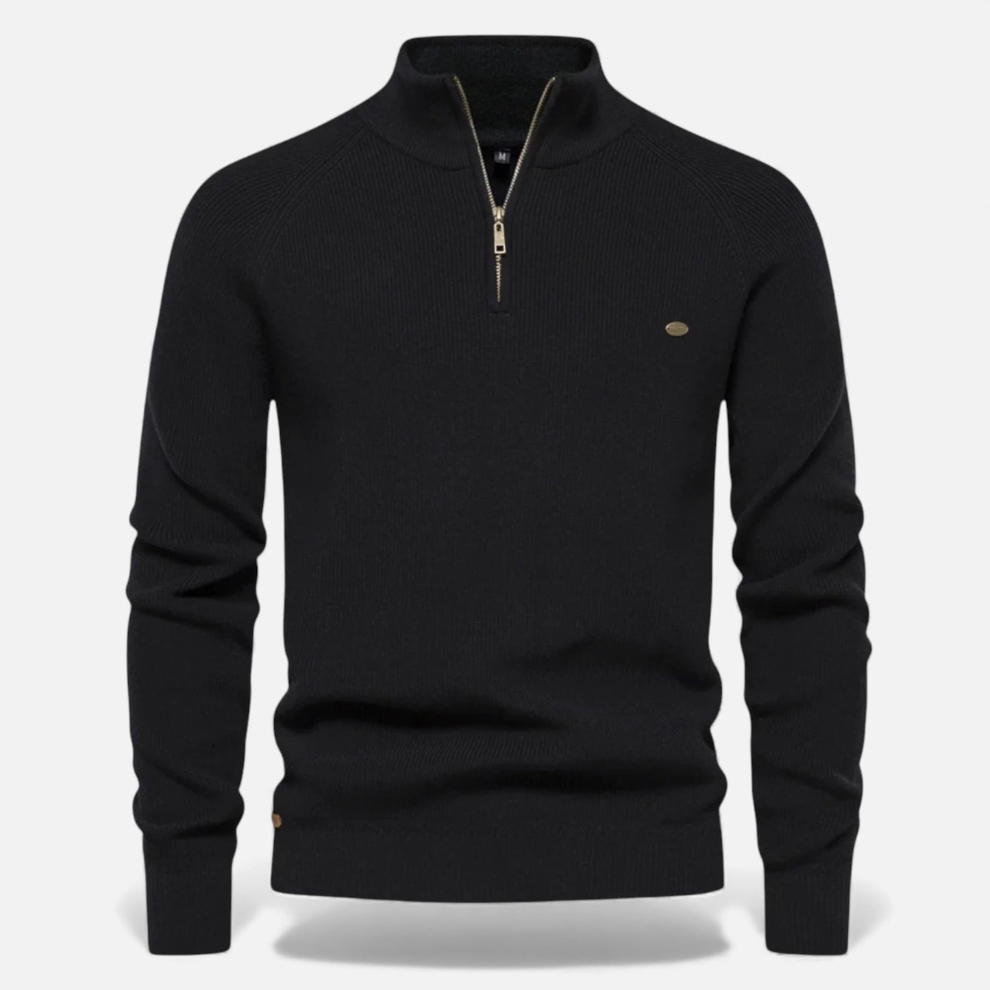 Eston House | Men’s Heritage Cotton Zip Sweater