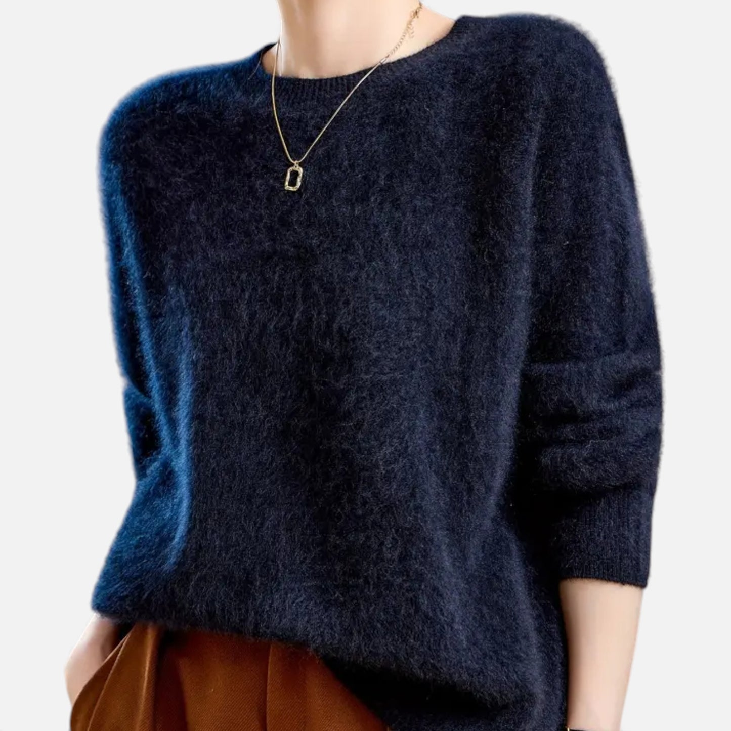 Eston House | Women’s Cashmere‑Touch Autumn Sweater