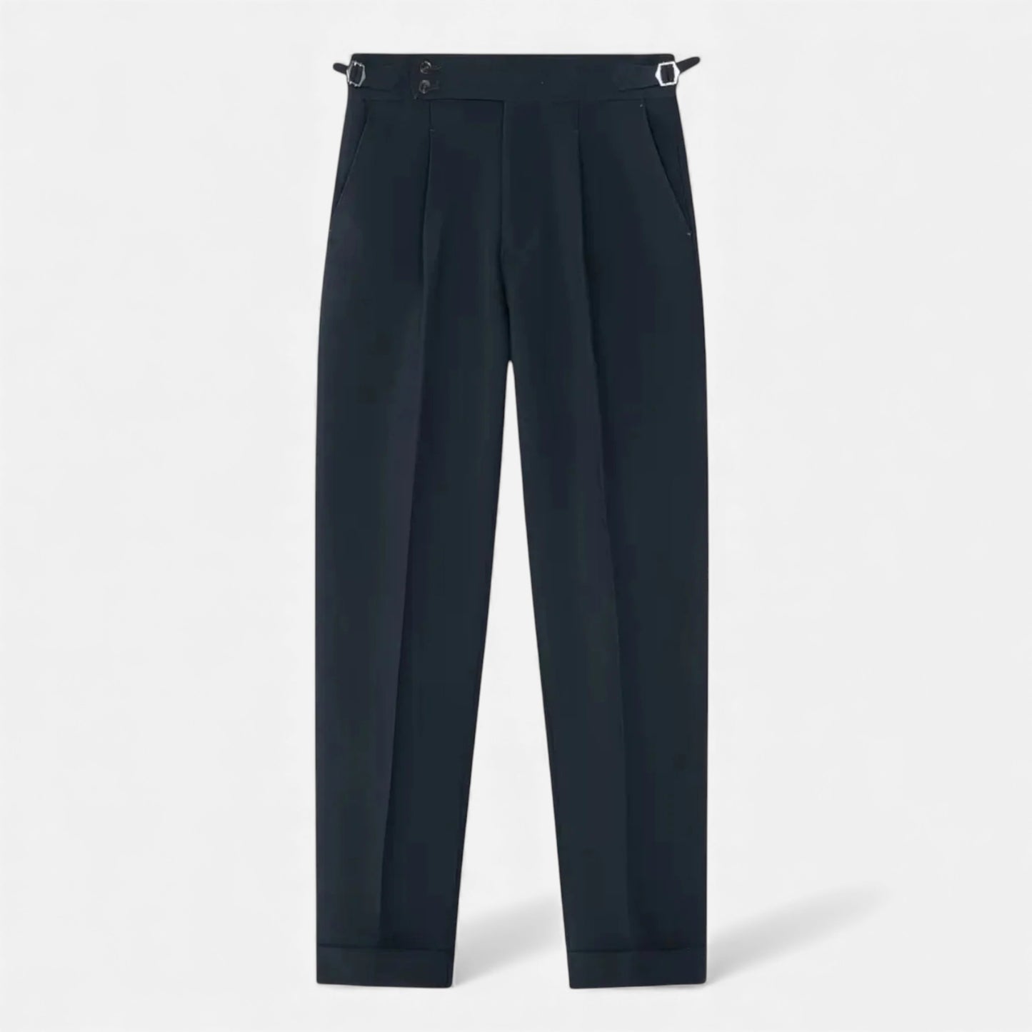 Eston House | Men’s Heritage High‑Waist Formal Trousers