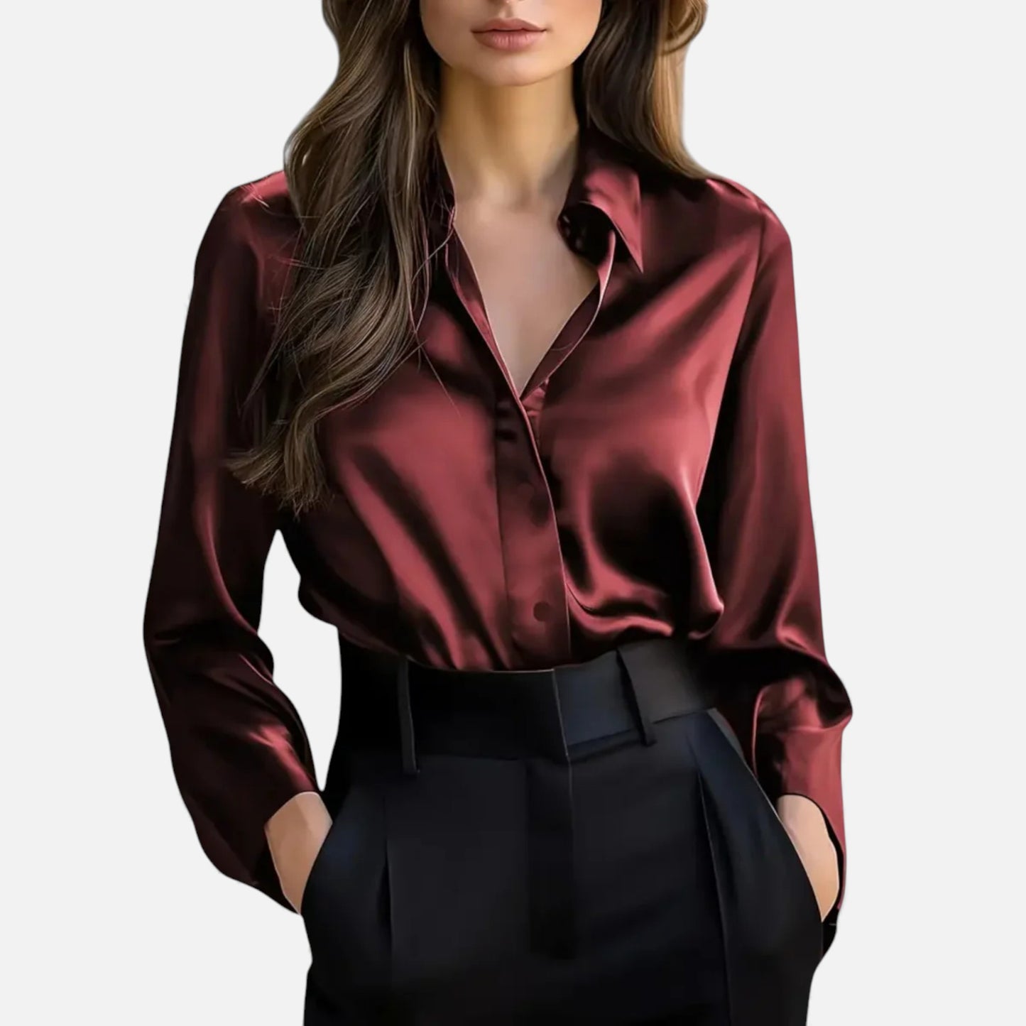 Eston House | Women’s Heritage Satin Blouse