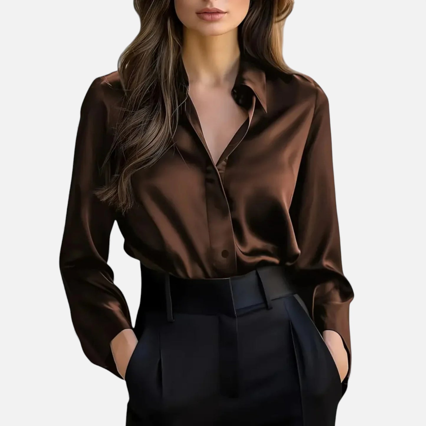 Eston House | Women’s Heritage Satin Blouse