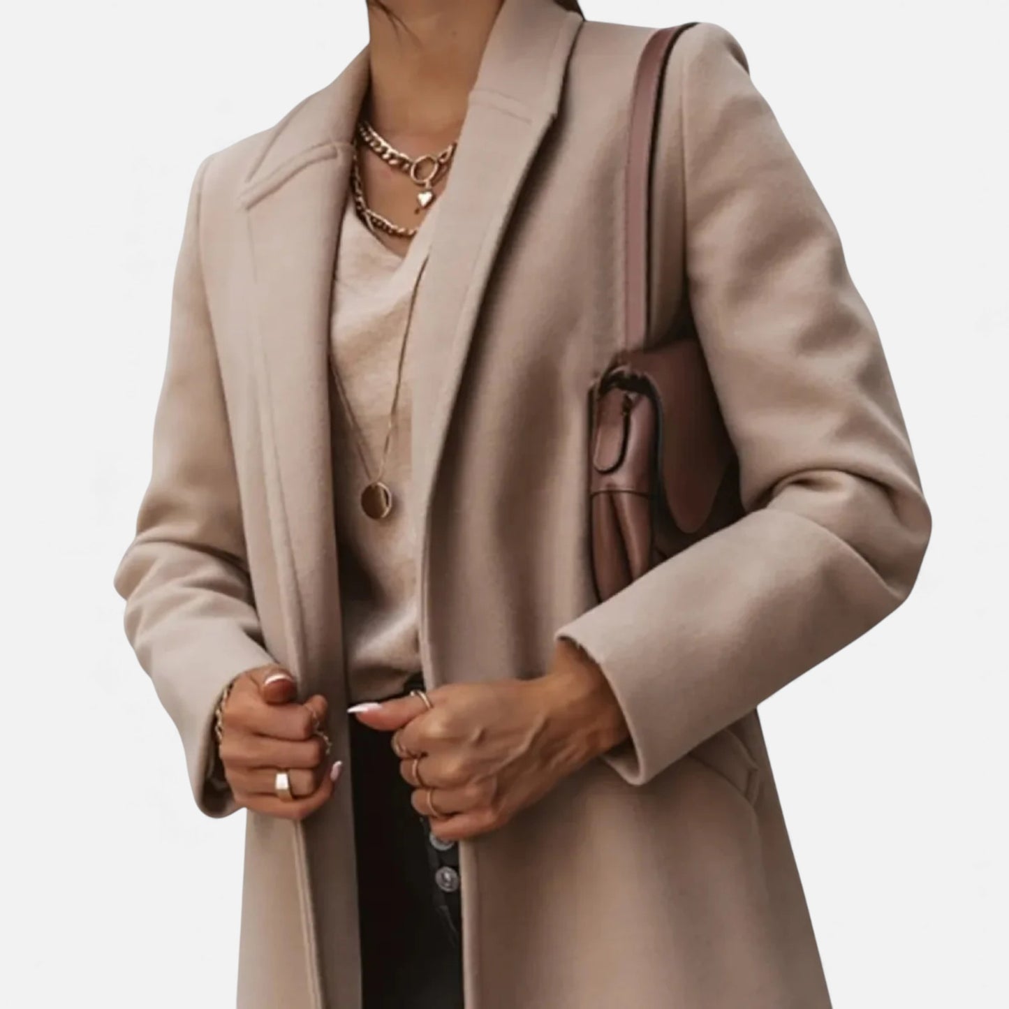 Eston House | Women’s Heritage Wool‑Feel Overcoat