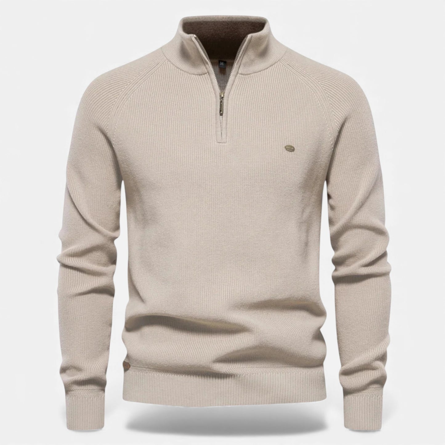 Eston House | Men’s Heritage Cotton Zip Sweater