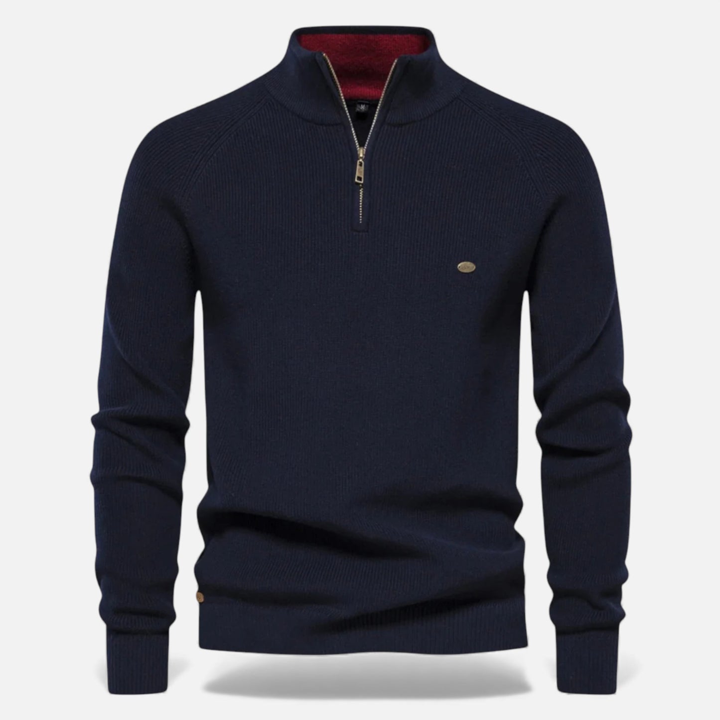 Eston House | Men’s Heritage Cotton Zip Sweater
